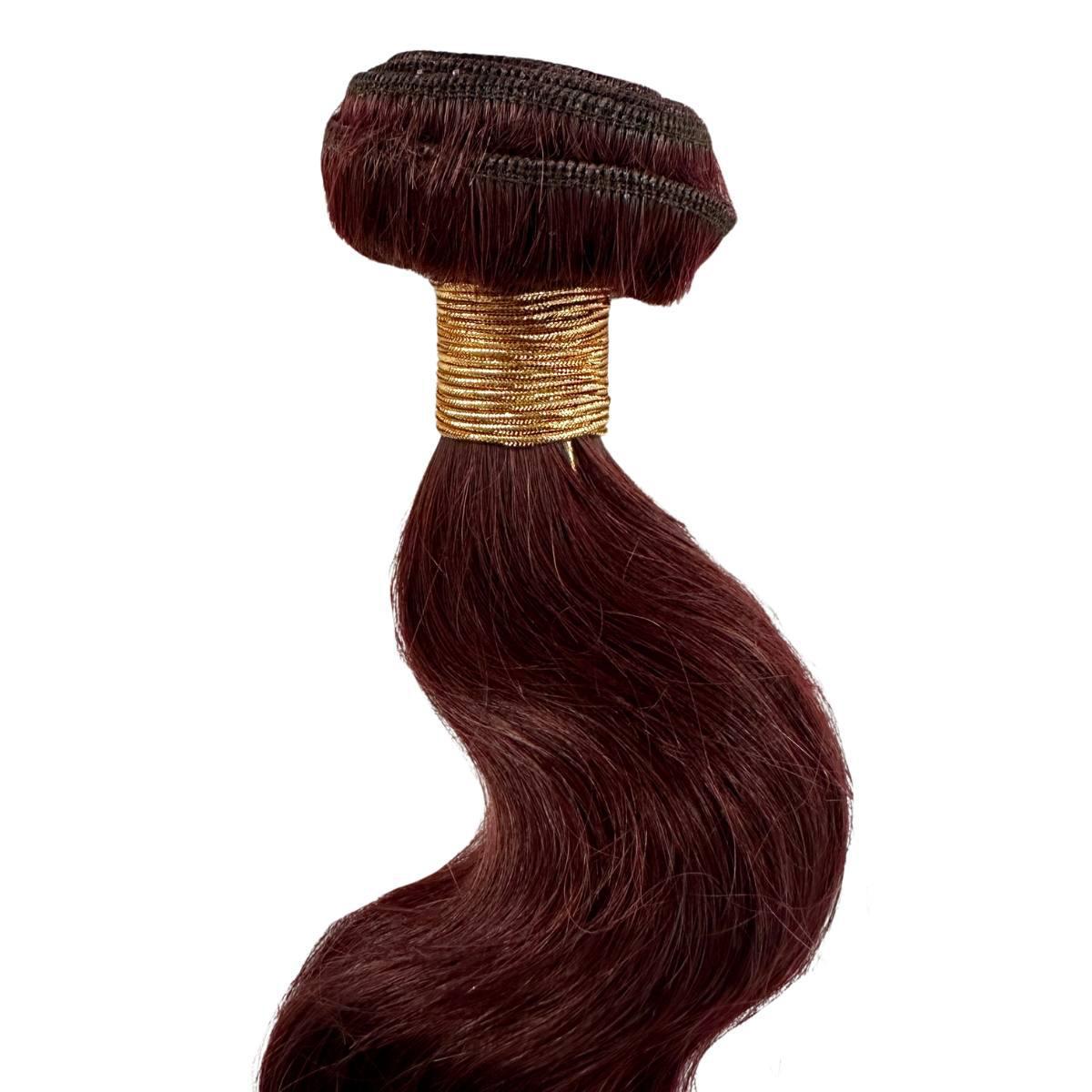 Velara Hair Burgundy Body Wave 3-Bundle Deal – Virgin Human Hair (99J Wine Color)