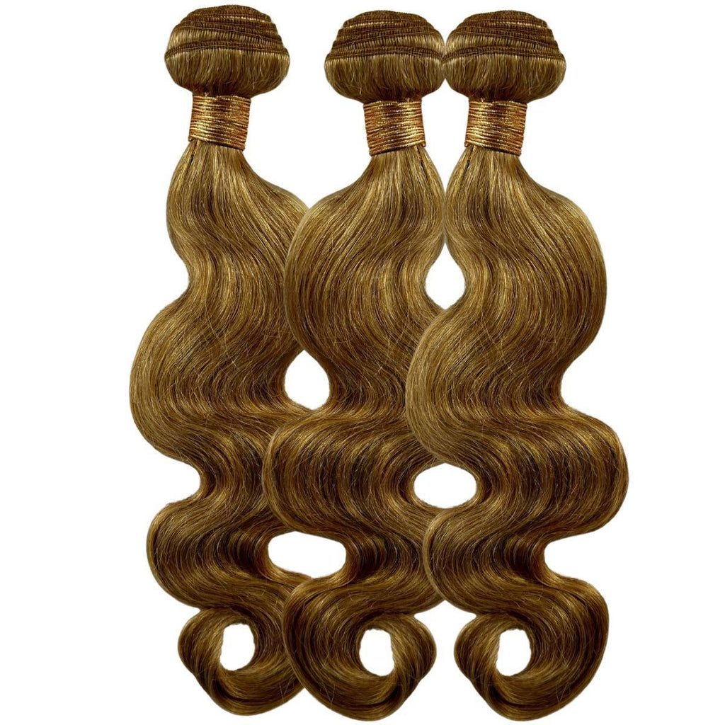 Velara Hair Honey Blonde Body Wave 3-Bundle Deal – Virgin Human Hair (14–24 Inch)