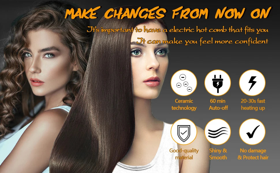 Velara™ At-Home Lace Wig Styling Kit (Hot Comb + Melt Tools)