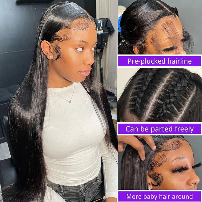 Velara Silk Straight HD Lace Wig – Natural Melt Finish