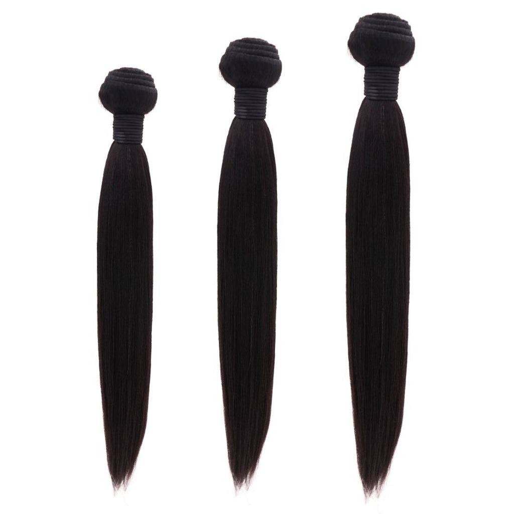 Velara Hair Brazilian Silky Straight 3-Bundle Deal – Virgin Human Hair Weave (10–32 Inch)