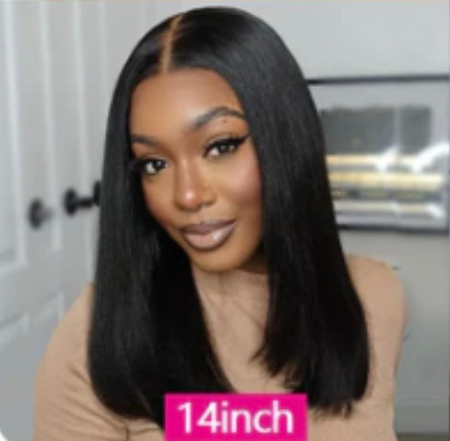 ✨Velara Glueless Straight Bob Wig
Ready-to-Wear | Pre-Cut Lace | 100% Human Hair
