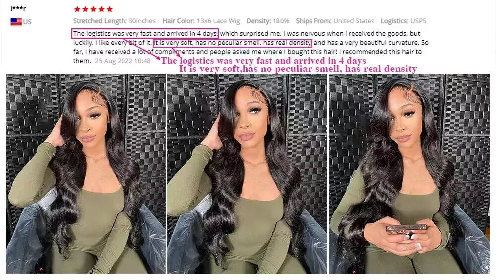 Velara Body Wave HD Lace Glueless Wig
