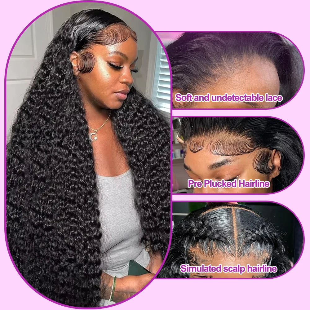 Velara Luxury Curly HD Lace Wig – Voluminous Natural Curl