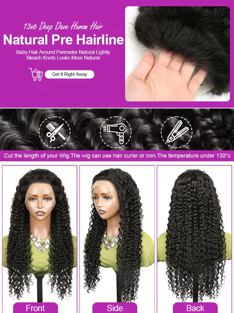 Velara Luxury Curly HD Lace Wig – Voluminous Natural Curl