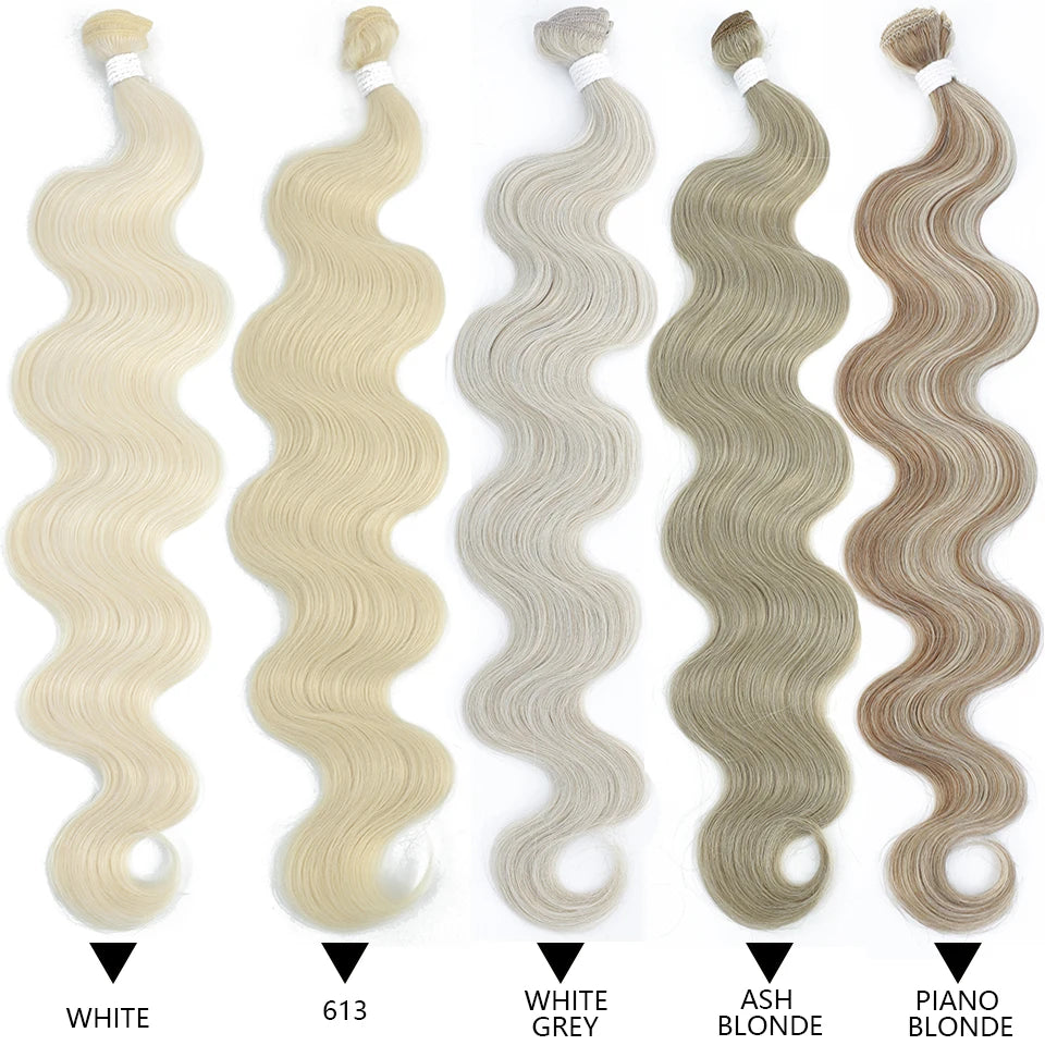 Velara 26” HD Lace Body Wave Bundles – Pre-Plucked Human Hair Color Bundles
