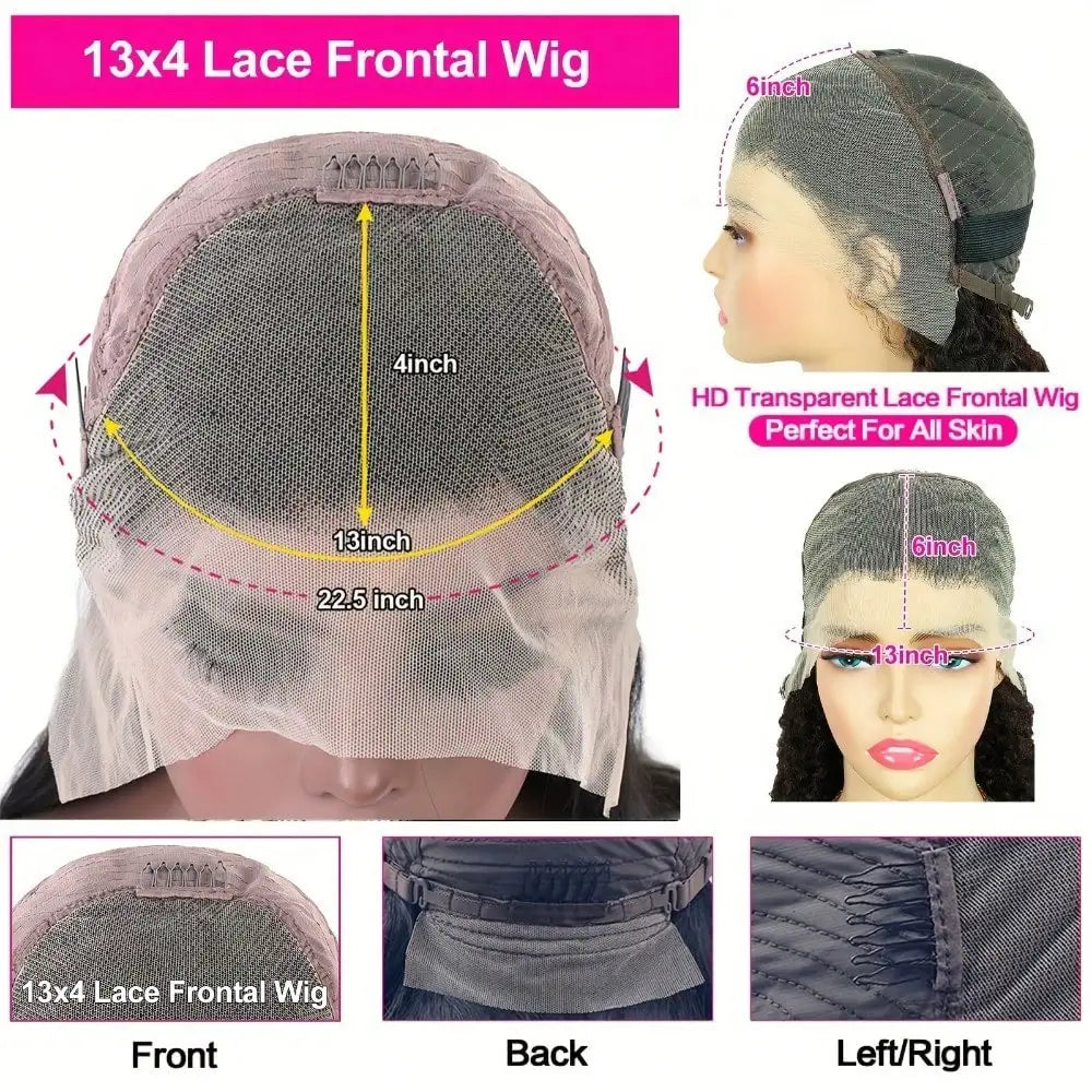 Velara 16 Inch Body Wave Bob HD Lace Front Wig 13x4 – Pre-Plucked Human Hair Wig