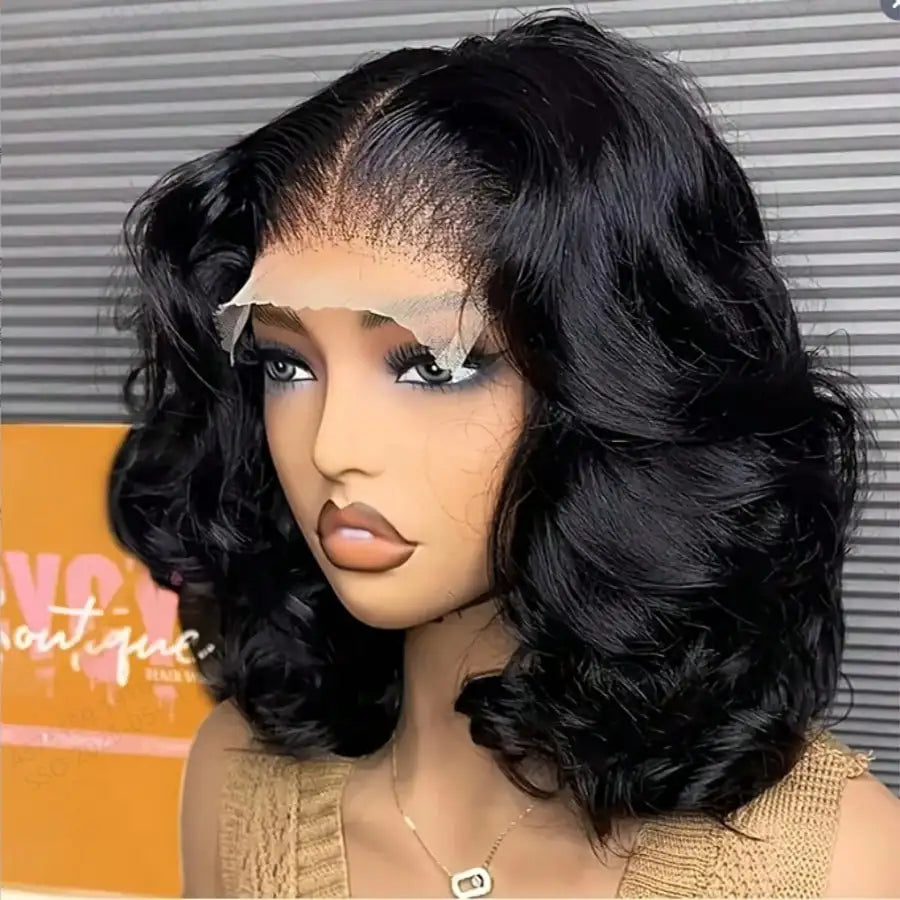 Velara 16 Inch Body Wave Bob HD Lace Front Wig 13x4 – Pre-Plucked Human Hair Wig