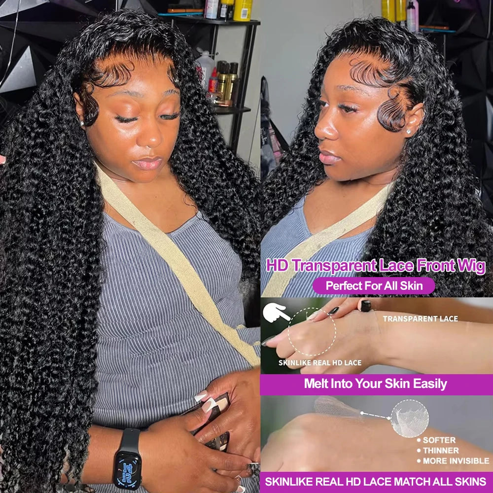 Velara Luxury Curly HD Lace Wig – Voluminous Natural Curl
