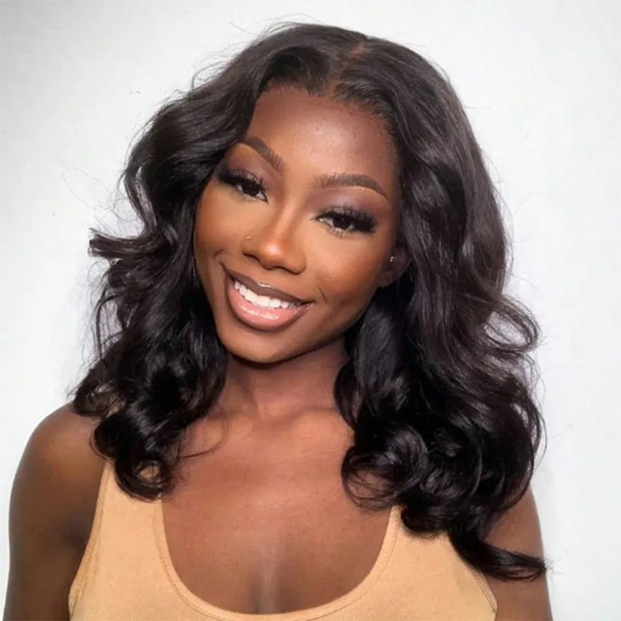 Velara 16 Inch Body Wave Bob HD Lace Front Wig 13x4 – Pre-Plucked Human Hair Wig