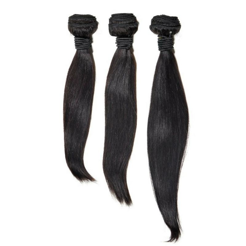 Velara Hair Brazilian Silky Straight 3-Bundle Deal – Virgin Human Hair Weave (10–32 Inch)