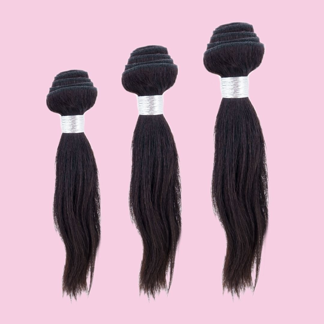 Velara Hair Brazilian Silky Straight 3-Bundle Deal – Virgin Human Hair Weave (10–32 Inch)