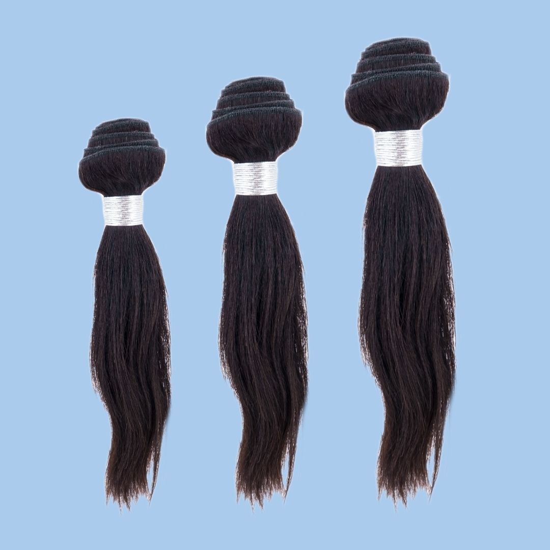 Velara Hair Brazilian Silky Straight 3-Bundle Deal – Virgin Human Hair Weave (10–32 Inch)
