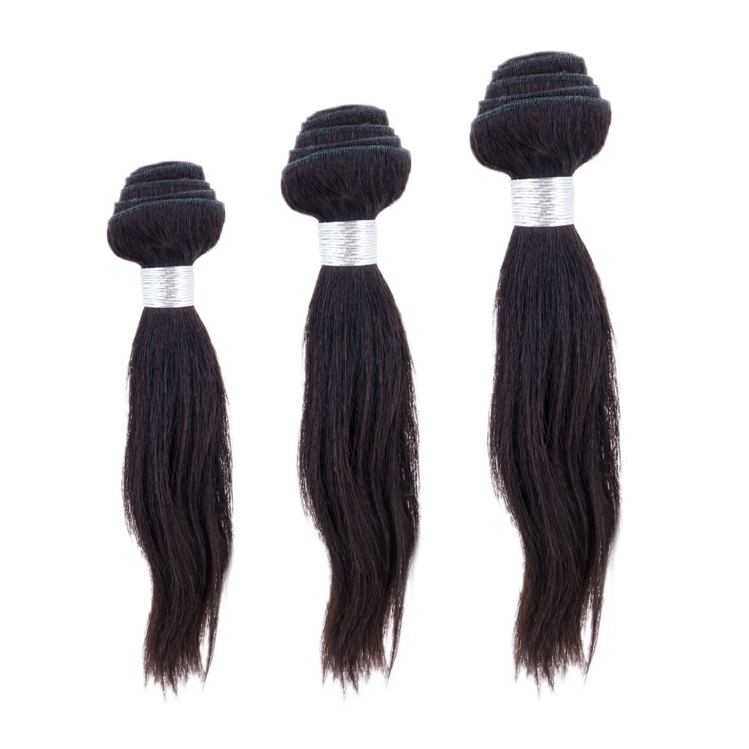 Velara Hair Brazilian Silky Straight 3-Bundle Deal – Virgin Human Hair Weave (10–32 Inch)